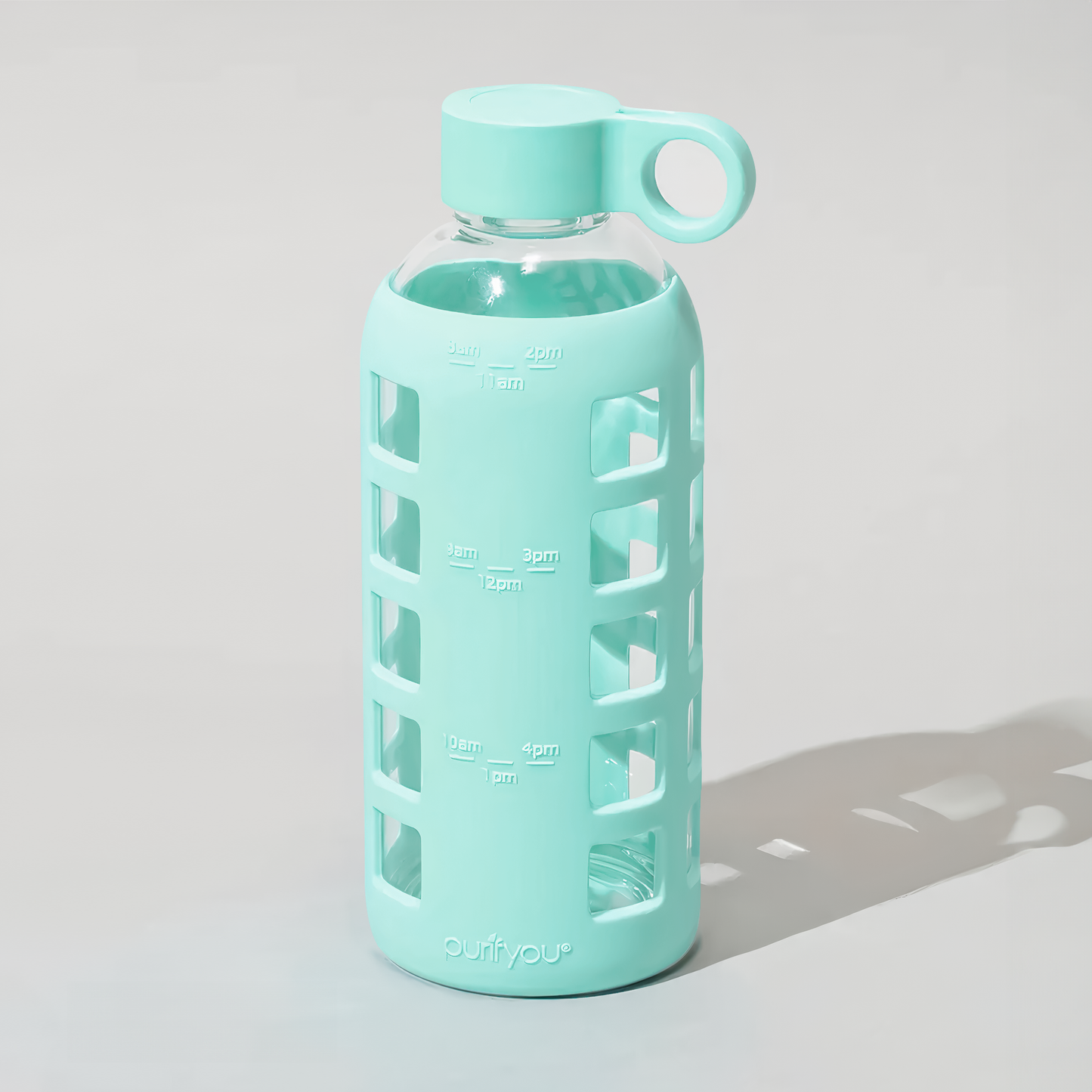 purifyou® Glass Water Bottle
