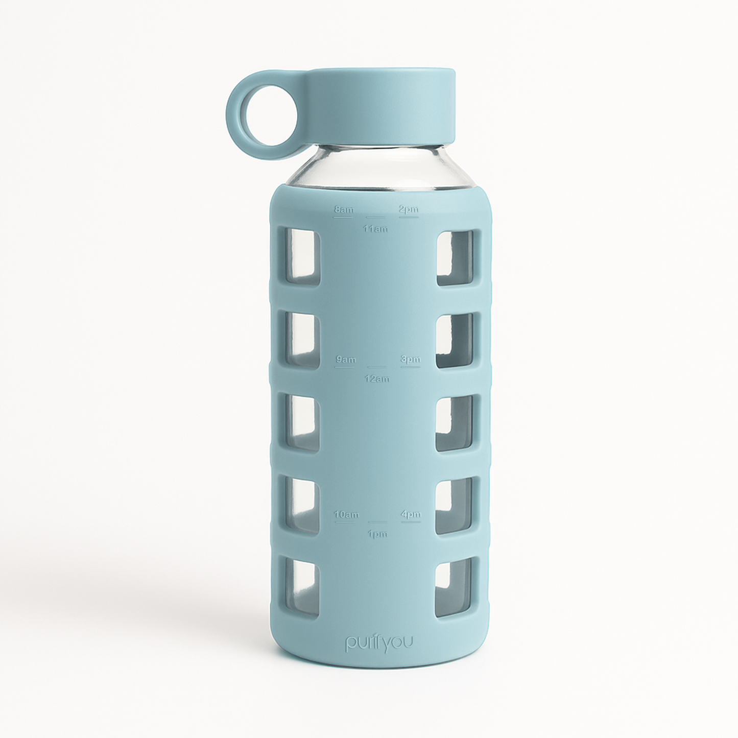 purifyou® Glass Water Bottle