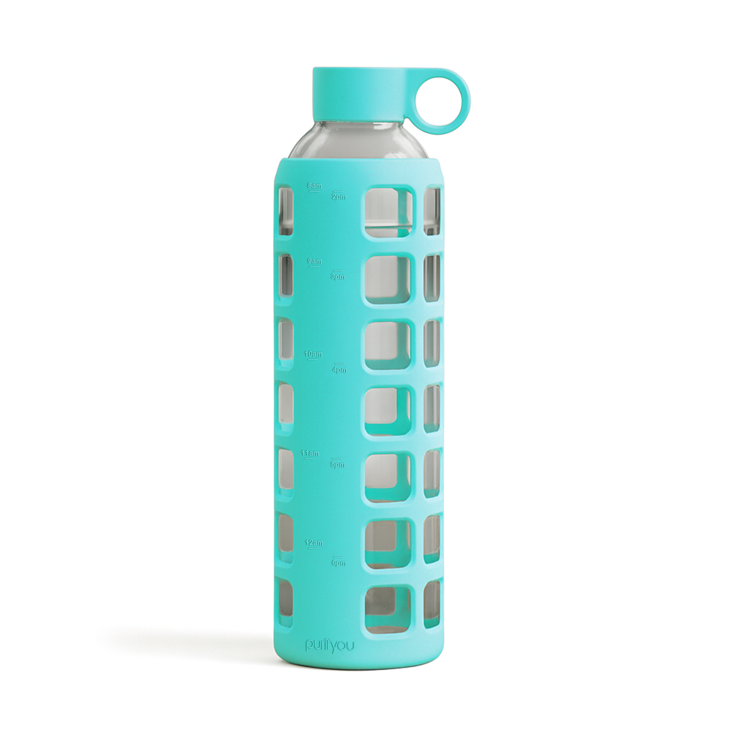 purifyou® Glass Water Bottle