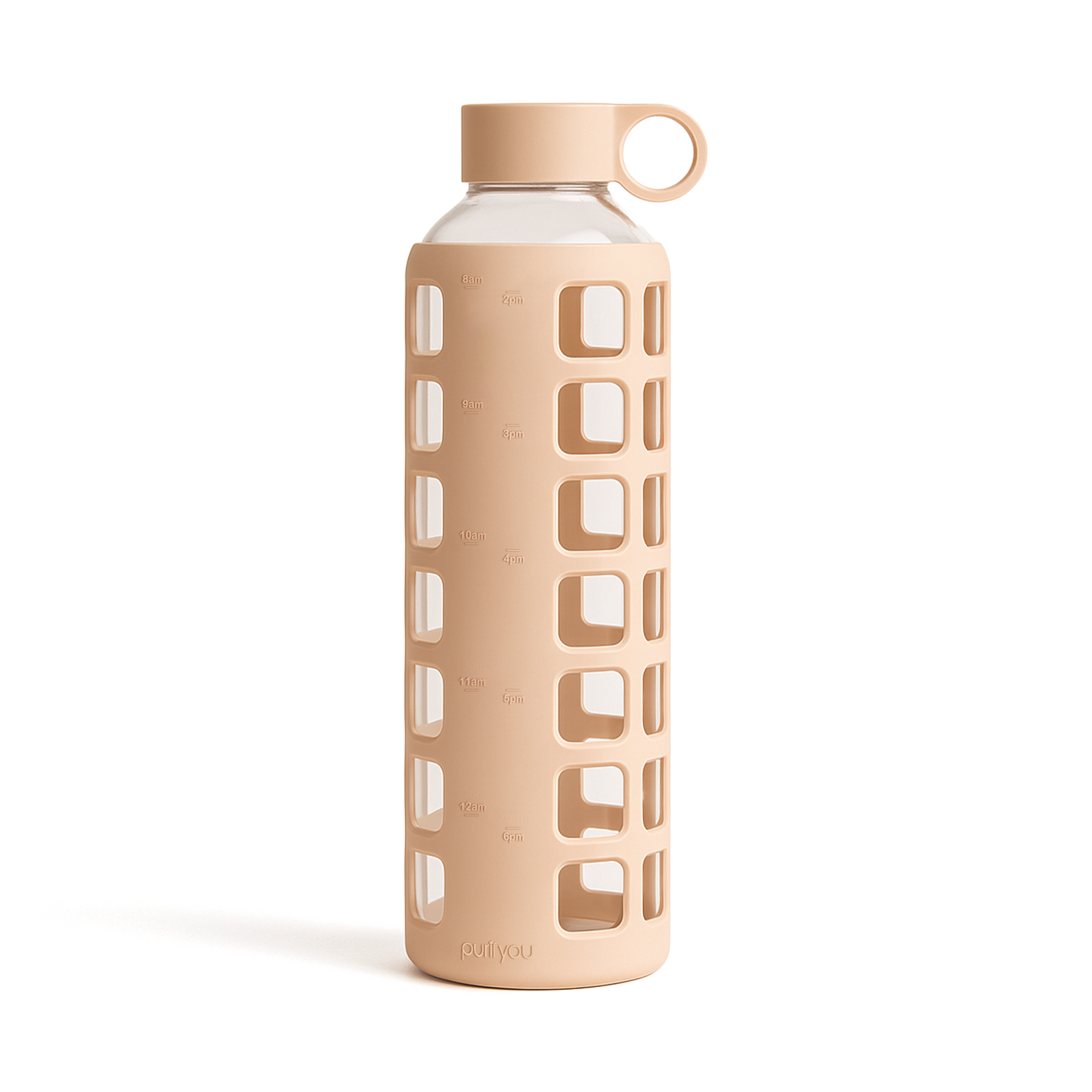 purifyou® Glass Water Bottle