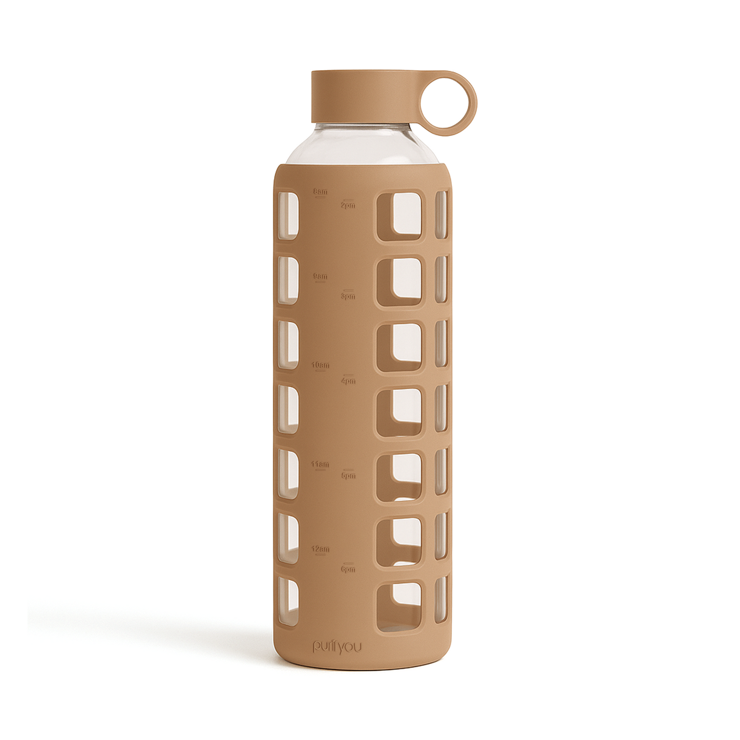 purifyou® Glass Water Bottle
