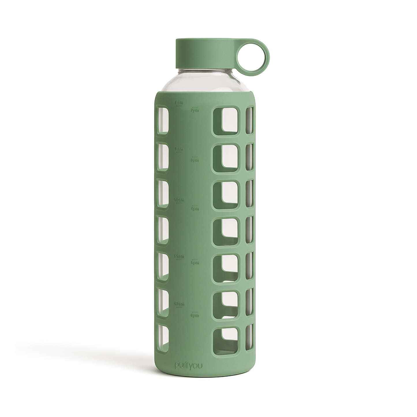 purifyou® Glass Water Bottle