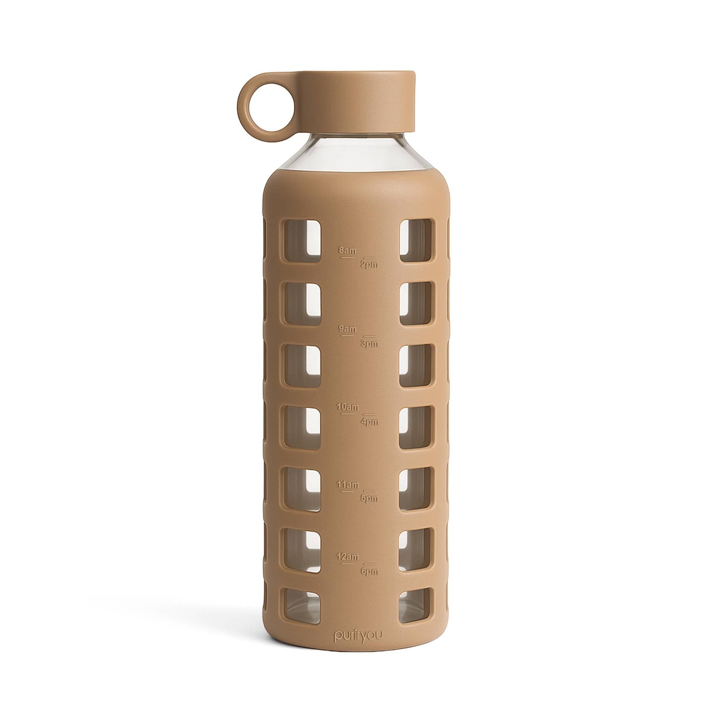 purifyou® Glass Water Bottle