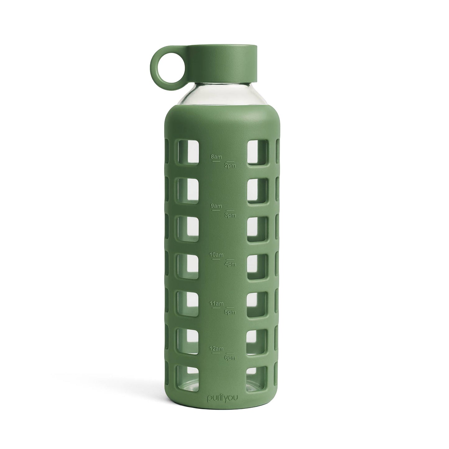 purifyou® Glass Water Bottle