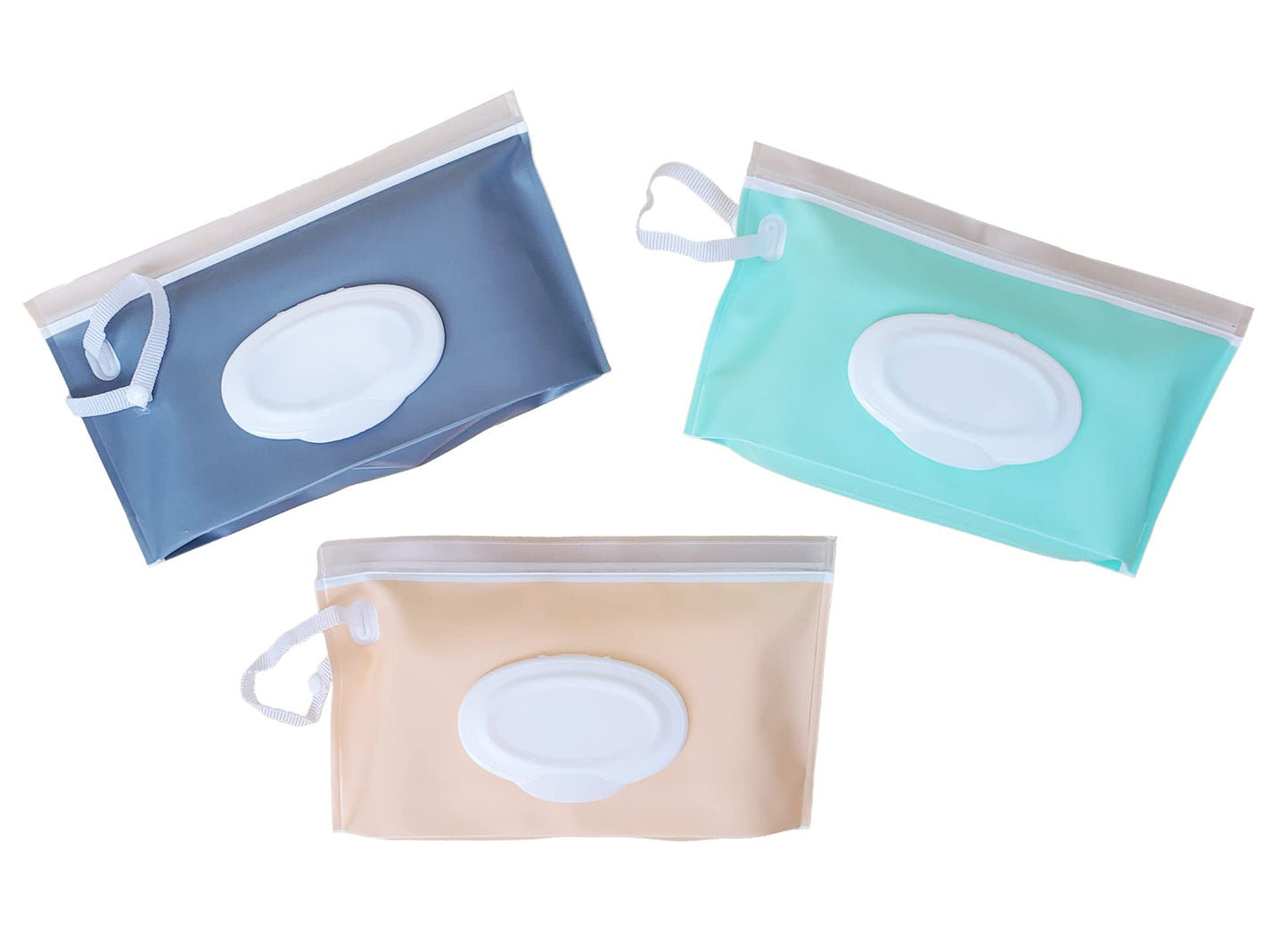 purifyou Baby Wipe Case Travel Holder Set of 3 Wet Wipes Holders Cases