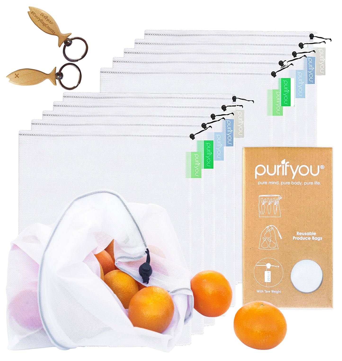 Poly Mesh Bags (Sold per set) – Purifyou