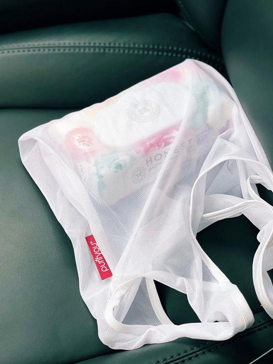 White Grocery Mesh Bags (1Set-9pcs) – Purifyou