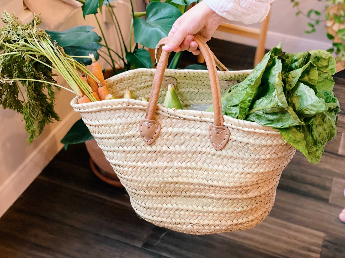 Handwoven Moroccan Seagrass Baskets (1set/4pcs) Purifyou®