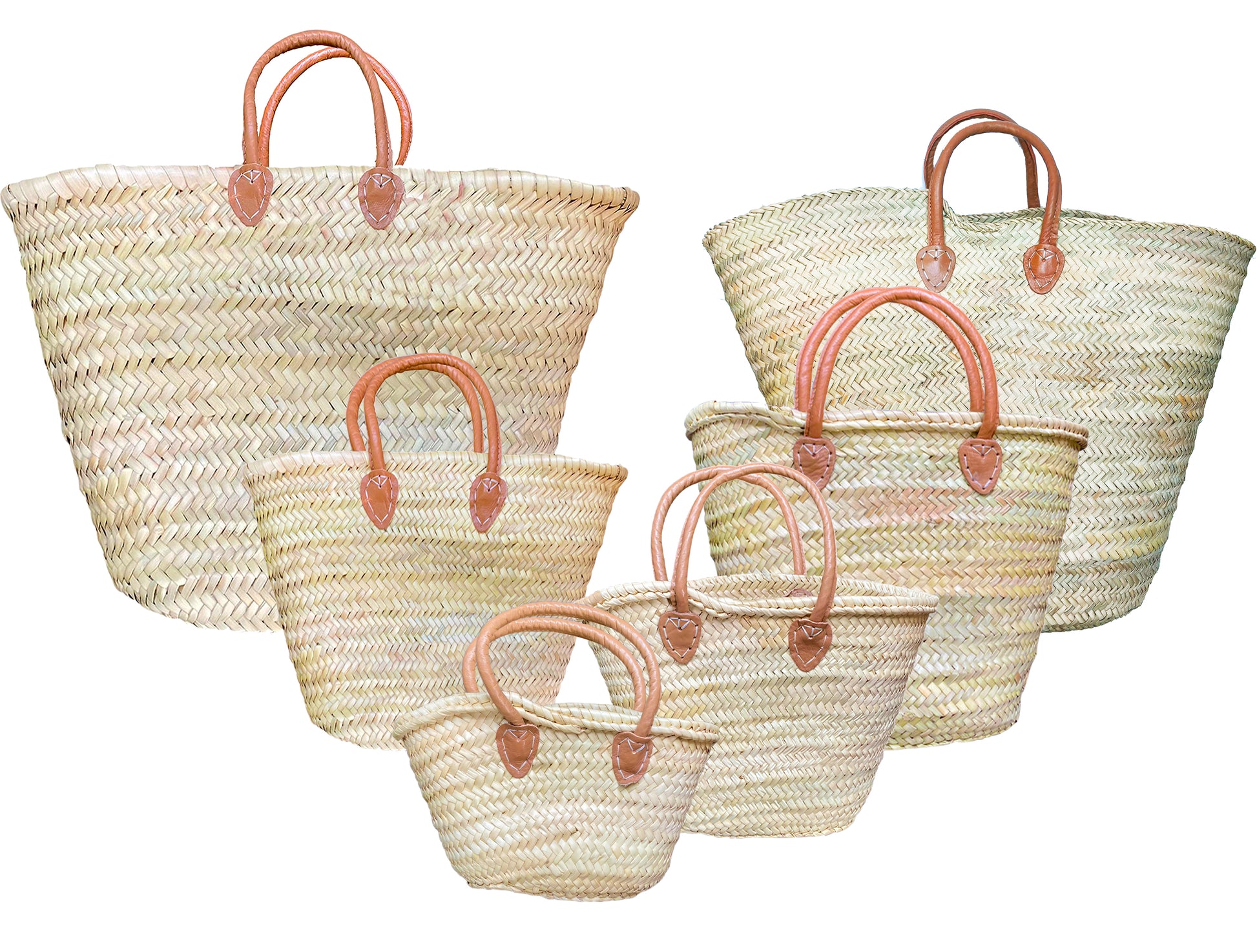 Handwoven Moroccan Seagrass Baskets (Large) – Purifyou