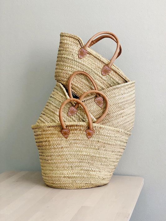 Handwoven Moroccan Seagrass Baskets (1set/4pcs) Purifyou®
